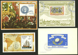 Good number of souvenir sheets and mini sheets of varied countries ...