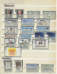 Collection in stockbook with stamps and souvenir sheets issued ...