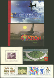 Approximately 32 souvenir sheets, booklets, etc., very thematic, MNH ...