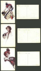 11 old PCs artist signed by: Linsdell, San Marco, P.Villani, E ...