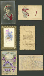 UNUSUAL MATERIALS: Cork, textile, velvet, glitter, plastic, ...