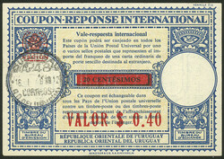 6600: Uruguay - IRC (reply coupon)