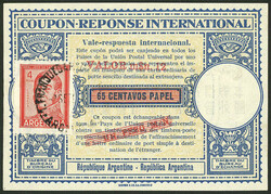 1715: Argentinia - IRC (reply coupon)