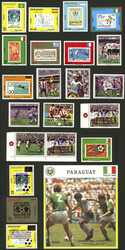 PARAGUAY: 20 Souvenir sheets and mini-sheets, very attractive, also ...