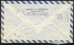 RARE INFLATION POSTAGE: Registered airmail cover sent to Germany on ...