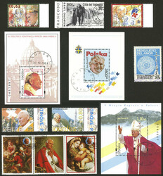Very attractive lot of modern stamps, souvenir sheets and mini-sheets ...