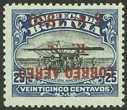 1905: Bolivia - Airmail stamps