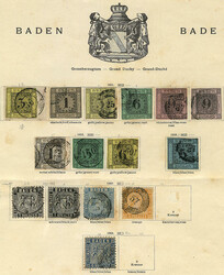 10: Alemania antiguos estados Baden - Collections