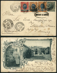 Postcard with very good views of Porto Alegre: "black women & hut in ...