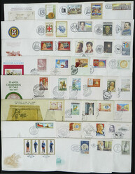 About 108 modern FDC covers (of the 1970s and 1980s), VERY THEMATIC, ...