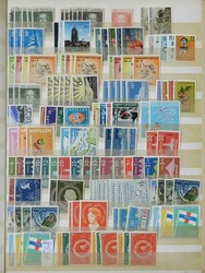 Stockbook with mint and used stamps, fine to very fine general ...