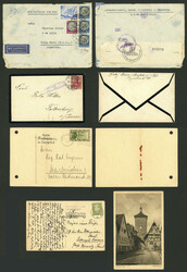22 Covers and cards of varied periods, some very interesting, mixed ...