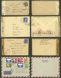 12 Covers, cards, postal stationery, etc., several used, interesting!