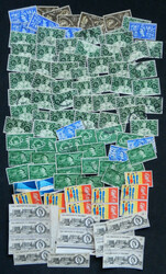 Box with THOUSANDS of commemorative stamps issued between 1935 and ...