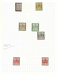 Collection on pages, with old stamps up to circa 1977, with good ...