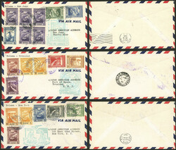 6/FE/1941 Bolama to Puerto Rico, Trinidad and USA, first flights to ...