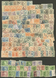 Envelope containing a large number (MANY HUNDREDS) of stamps of all ...