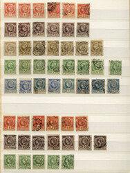 Large number of old stamps on stock pages, very interesting lot for ...