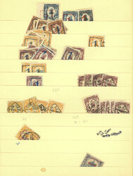 Large number (probably thousands) of stamps mounted on stock pages, ...