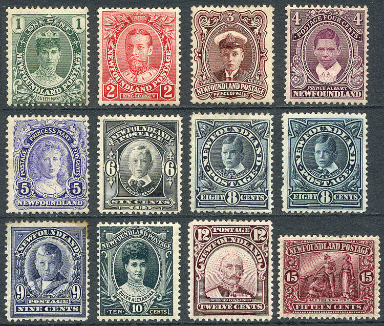 Sc.104/114 + 110a, 1911 Coronation of King George V, compl. set of 11 ...
