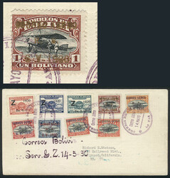 1905: Bolivia - Airmail stamps