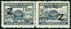 1905: Bolivia - Airmail stamps