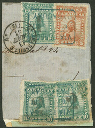 4905: Paraguay - Cancellations and seals