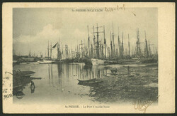 13/MAY/1905 St. Pierre to Argentina, postcard franked with 5c. (Sc ...