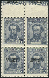 1715: Argentina - Official stamps