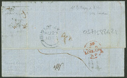 DOUBLE CROSSING OF THE ATLANTIC: Entire letter sent from Buenos Aires ...