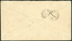 MIXED POSTAGE: Cover used in Buenos Aires on 14/MAY/1888 franked with ...