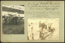 FELS, Teodoro: Aviator, photograph taken on the airfield of San ...