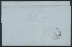 30/SE/1870 ANVERS - Argentina: Folded cover franked with pair Sc.21a ...