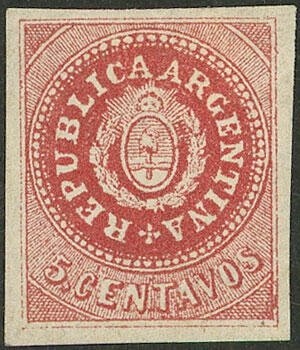 GJ.15, 5c. with narrow C, fantastic stamp mint with original gum ...