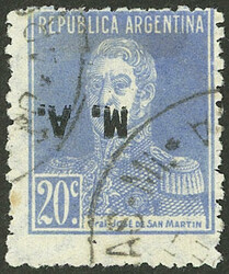 1715: Argentinia - Official stamps