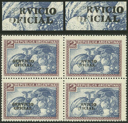 1715: Argentinia - Official stamps