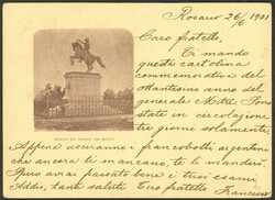 2c. Mitre postal card (GJ.TAR-36) + 5c. Seated Liberty (GJ.222) sent ...