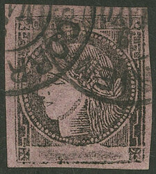 GJ.12, 3c. brick rose, type 5, used, VF