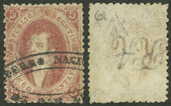 GJ.19f, 1st or 2nd printing, on thin paper with INVERTED WATERMARK ...