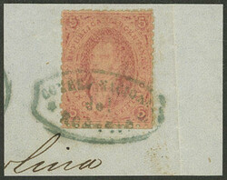 GJ.20, 3rd printing, absolutely superb example used on fragment with ...