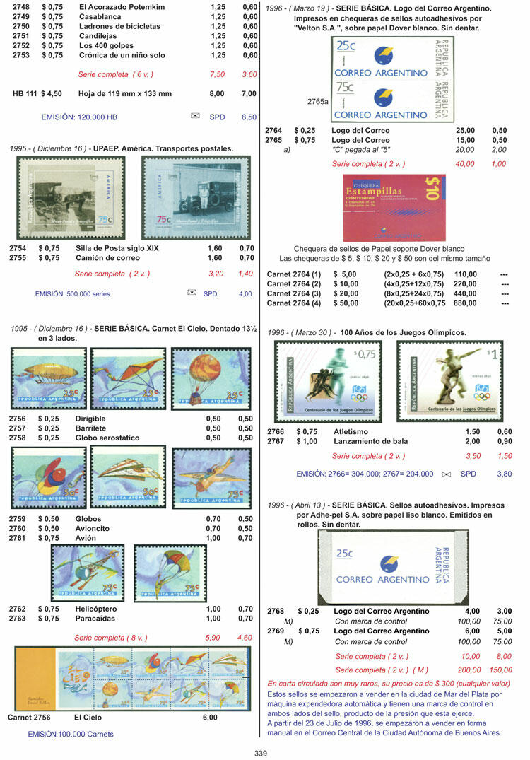 Image 12 for lot number 1 for Philatino #2604 - Argentina: Special February Auction