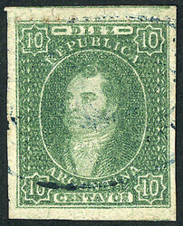 GJ.23b, 10c. with PARTIAL DOUBLE IMPRESSION variety, excellent ...