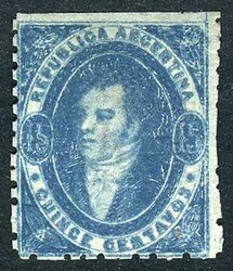 GJ.24d, RIBBED PAPER variety, mint, rare, very fine quality, catalog ...