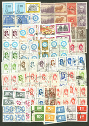 Over 140 used blocks of 4 of different basic sets, very little ...