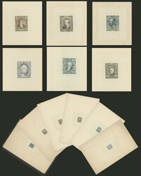 GJ.98 + other values, 1889 "Sudamericana" issue, 6 different die ...