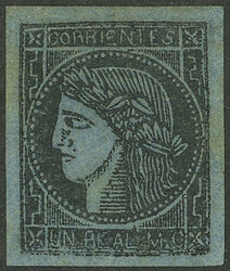 GJ.1, Un Real blue, type 7, VF quality