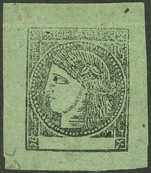 GJ.4, 5c. yellow-green, type 3, with original gum, hinged, very ample ...