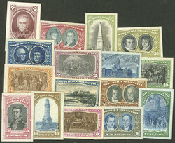 GJ.300/315, COLOR PROOFS, cmpl. set printed on card with glazed front ...