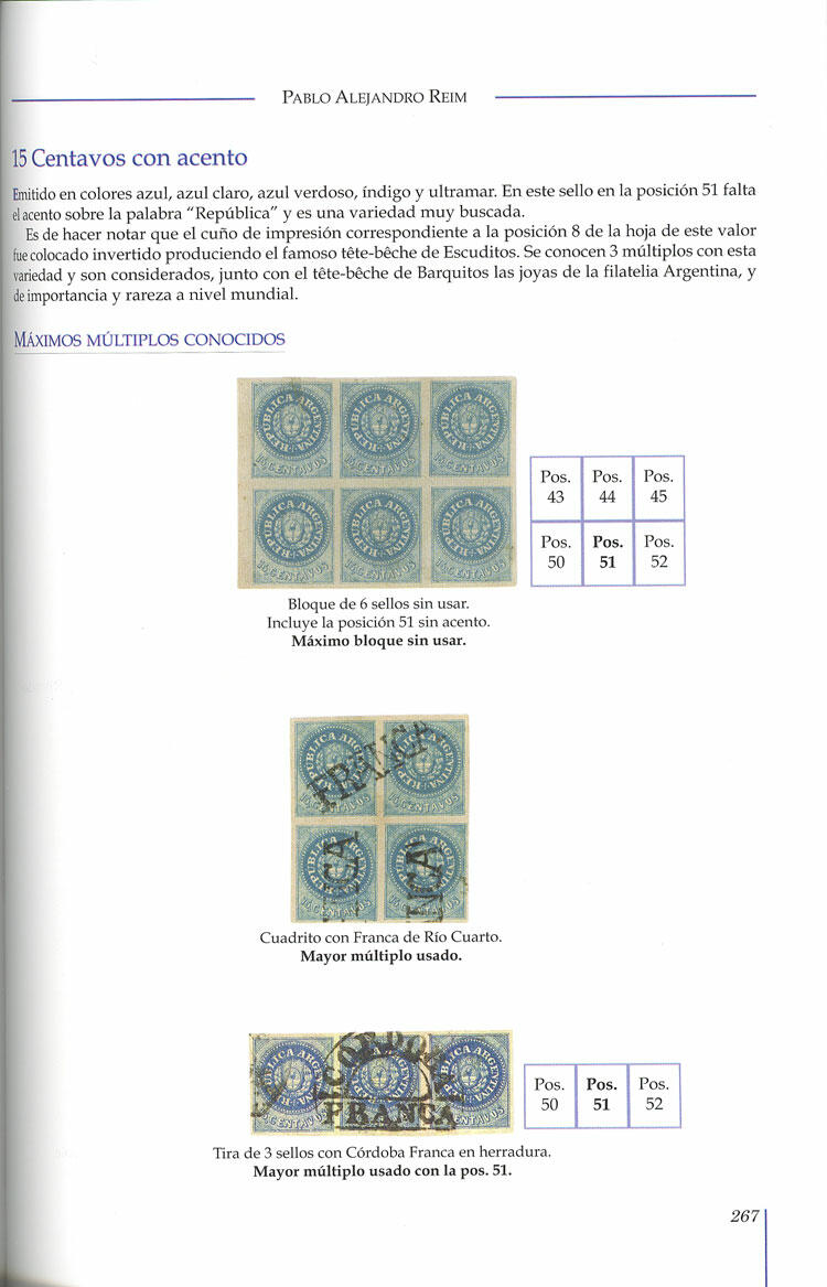 Image 14 for lot number 2 for Philatino #2606 -  Argentinien: Selection of "Rivadavias"