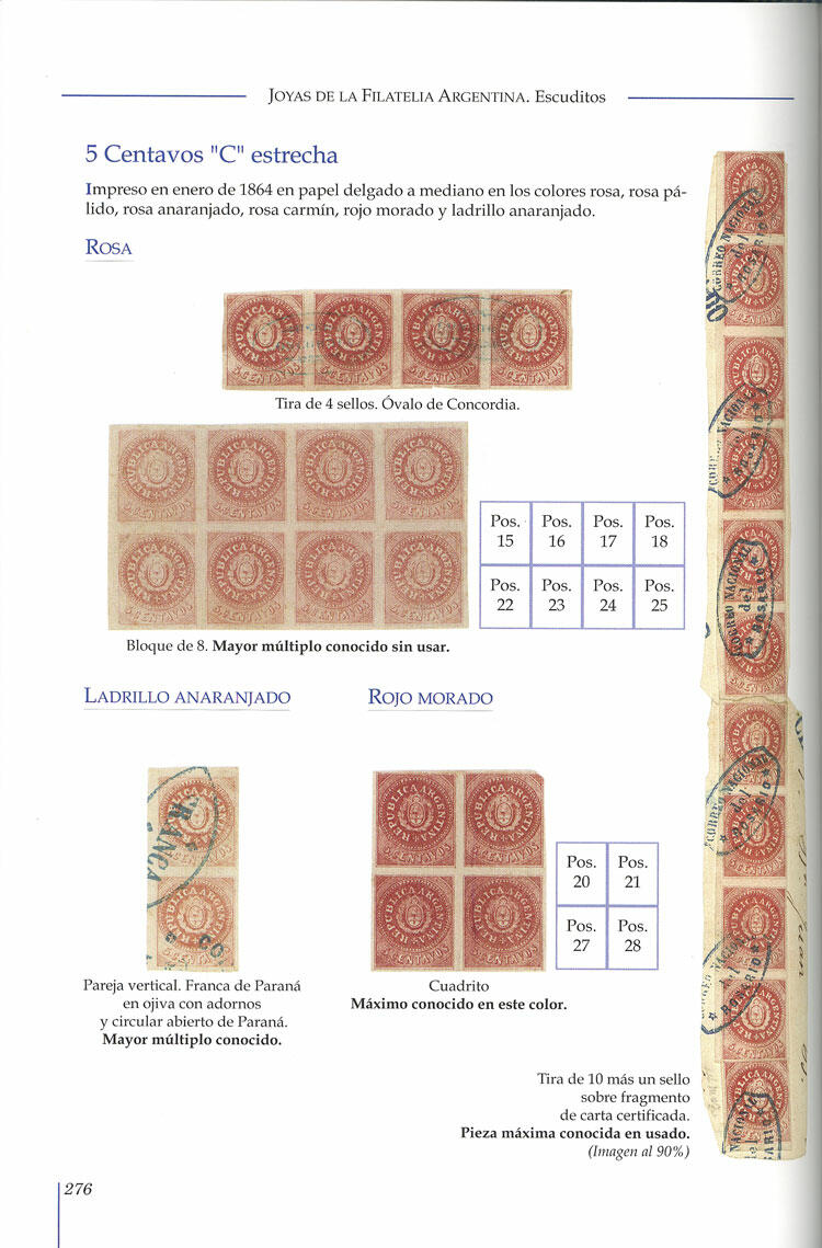 Image 17 for lot number 2 for Philatino #2606 -  Argentinien: Selection of "Rivadavias"